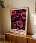 Bold floral Kusama print for living rooms