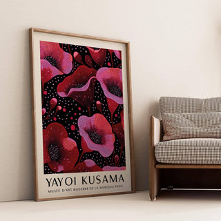 modern wall art in pink with intricate details