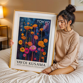 Decorative colorful flower wall art for vibrant bedroom styling