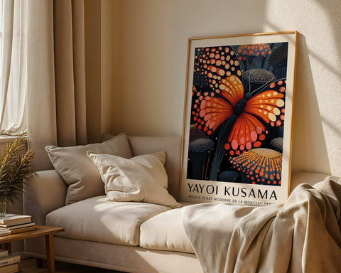 Contemporary butterfly-inspired wall decor