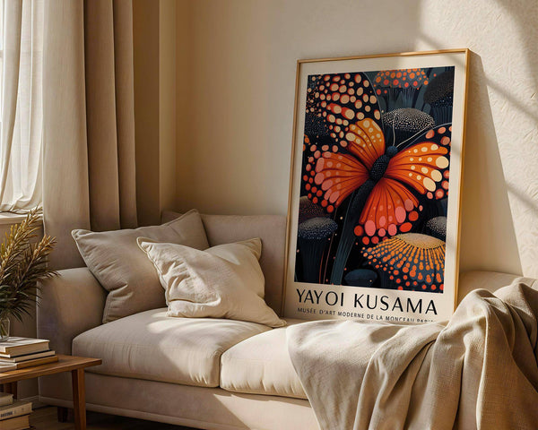Modern poster butterfly for contemporary interiors