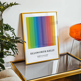 Large colorful gallery wall art for statement decor