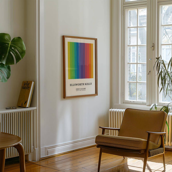 High-quality colorful gallery wall art print on matte paper