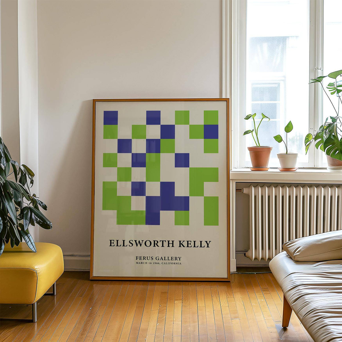 Abstract minimal wall art print designed for modern living spaces