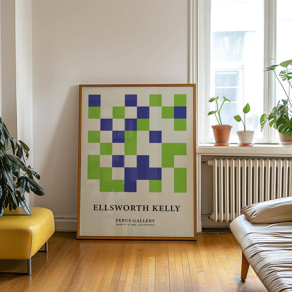 Abstract minimal wall art print designed for modern living spaces