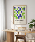 Contemporary abstract geometric poster