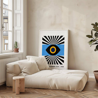 Retro Bauhaus design reimagined in modern art geometric style