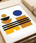 Bold shapes Bauhaus art for interiors