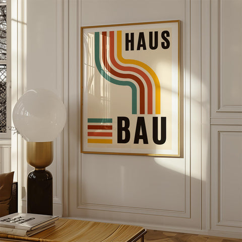 Mid-century modern wall art for home interiors