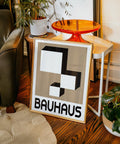 Contemporary Bauhaus poster for home decor