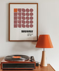 Retro minimalist Bauhaus art for modern decor