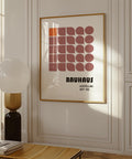 Bauhaus minimalist art print in geometric pattern