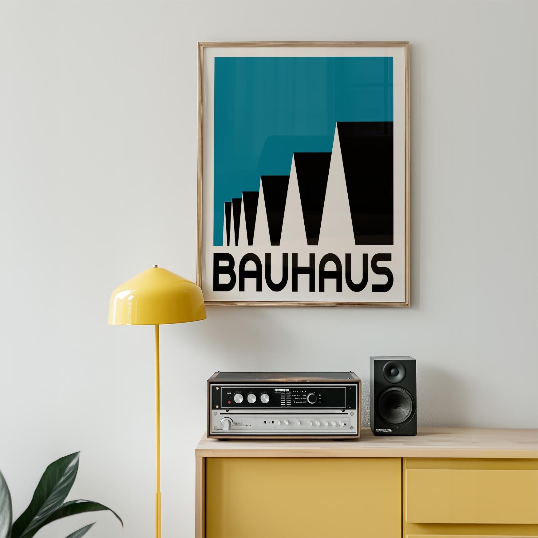 Bauhaus Rooftops Art Print