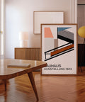 Sophisticated Bauhaus architectural wall art