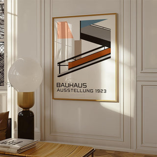 Classic Bauhaus Exhibition Poster 1923 for sophisticated styling