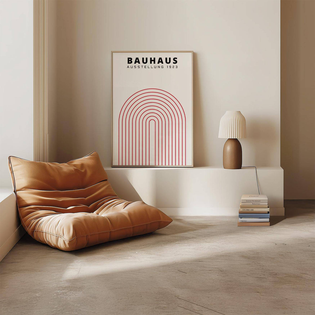 Large original Bauhaus poster perfect for contemporary workspaces