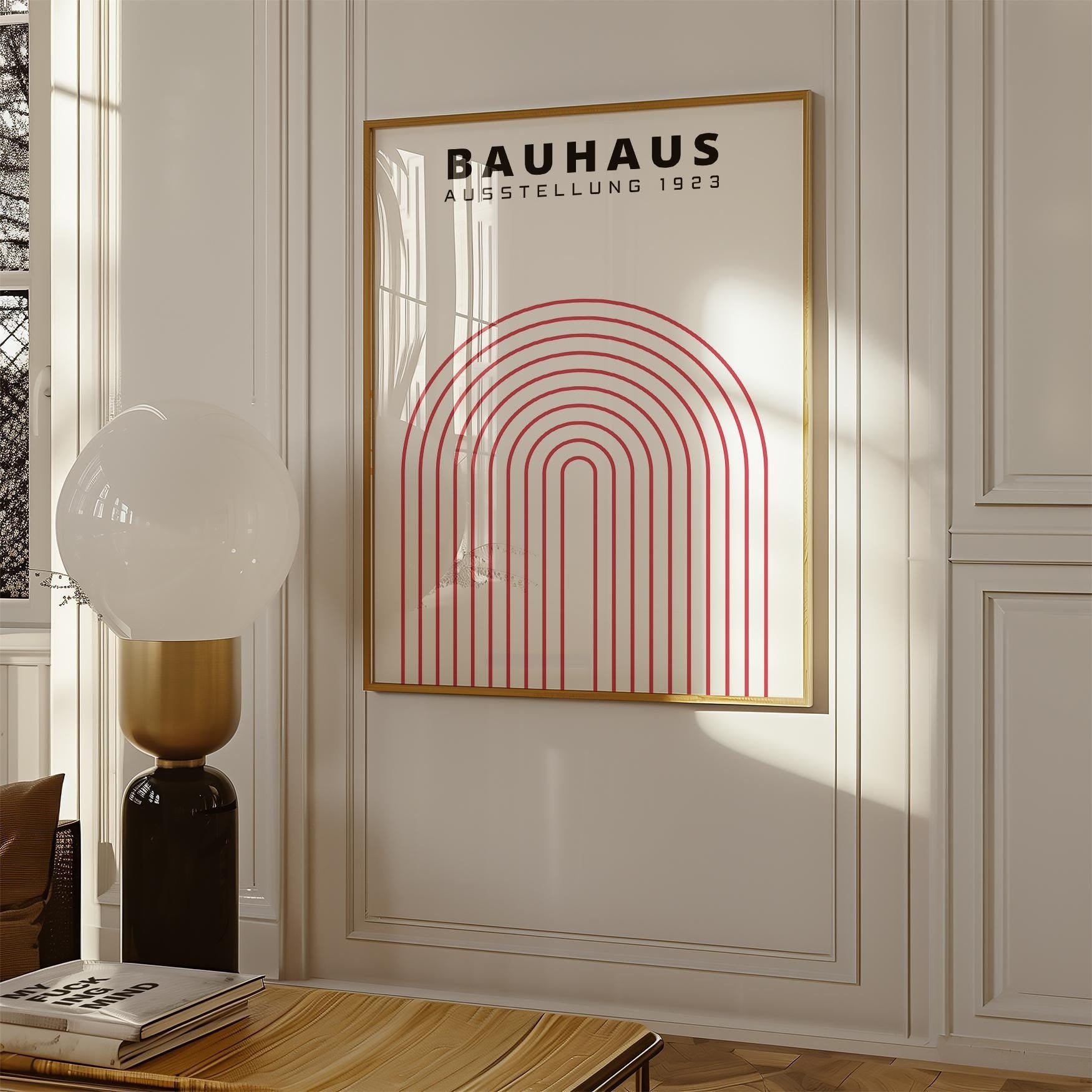 Bauhaus Exhibition Arch Print