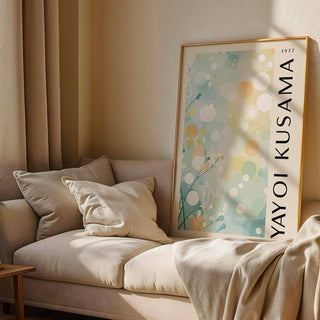 Minimalist light blue wall decor perfect for bedroom tranquility