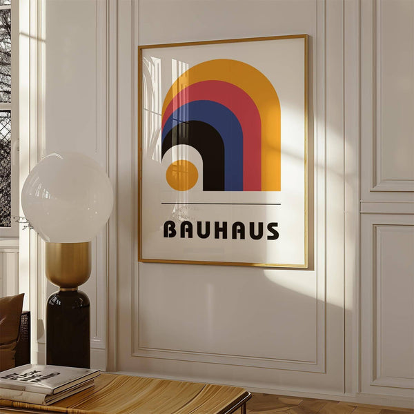 High-quality Bauhaus art posters with minimalist design