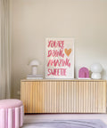 Encouragement wall art for bedroom