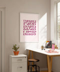 Push Your Limit wall art for office