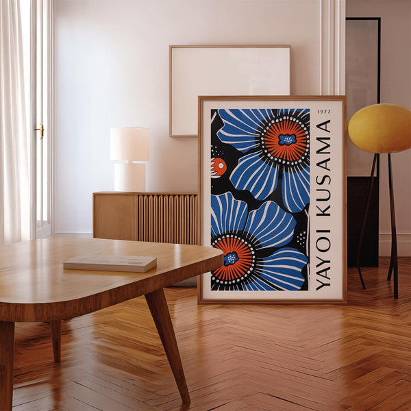 Floral home decor blending contemporary style and abstract florals