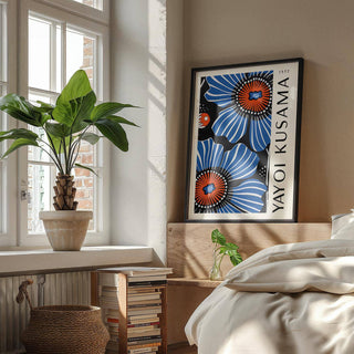 Large floral home decor print for statement wall decor