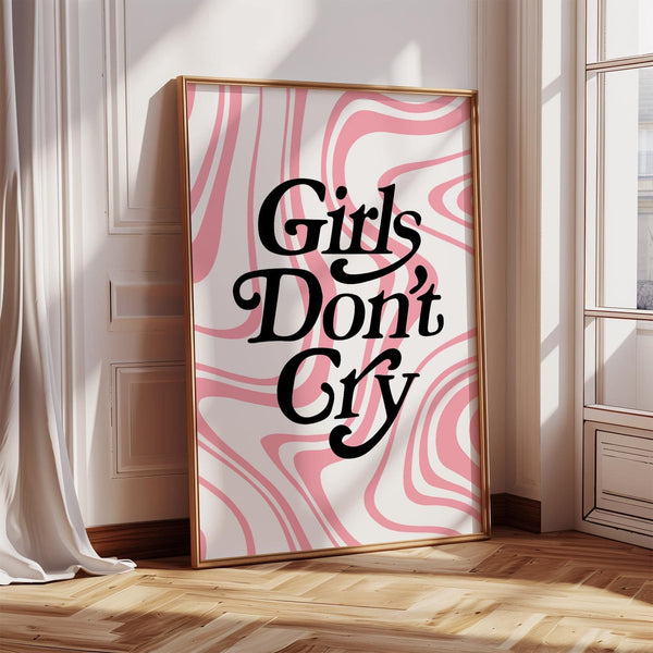 Inspiring resilience-themed girls room wall art suitable for workspaces