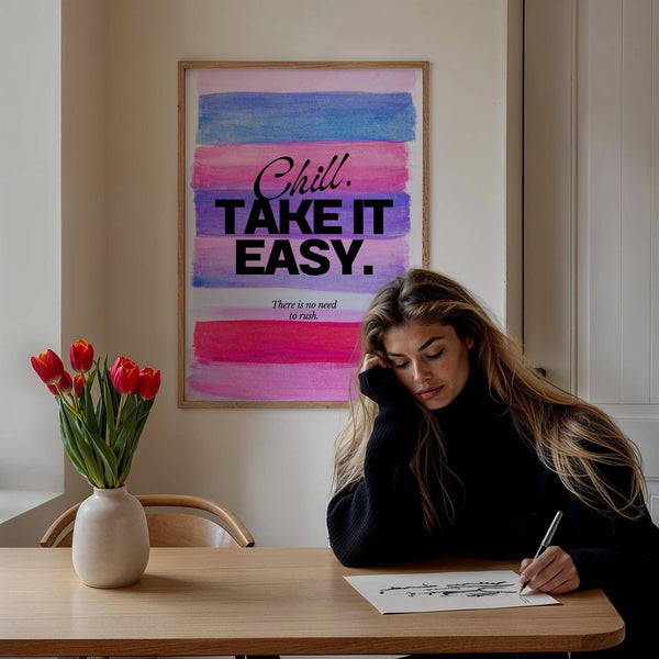 Large girl quotes poster for inspiring home interiors