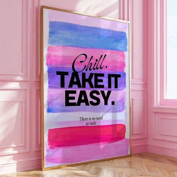 Minimalist girl quotes poster perfect for bedroom decor