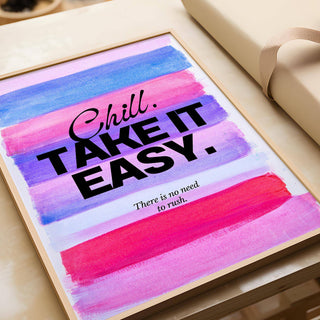 Girl quotes poster with soft blue, purple, and pink hues