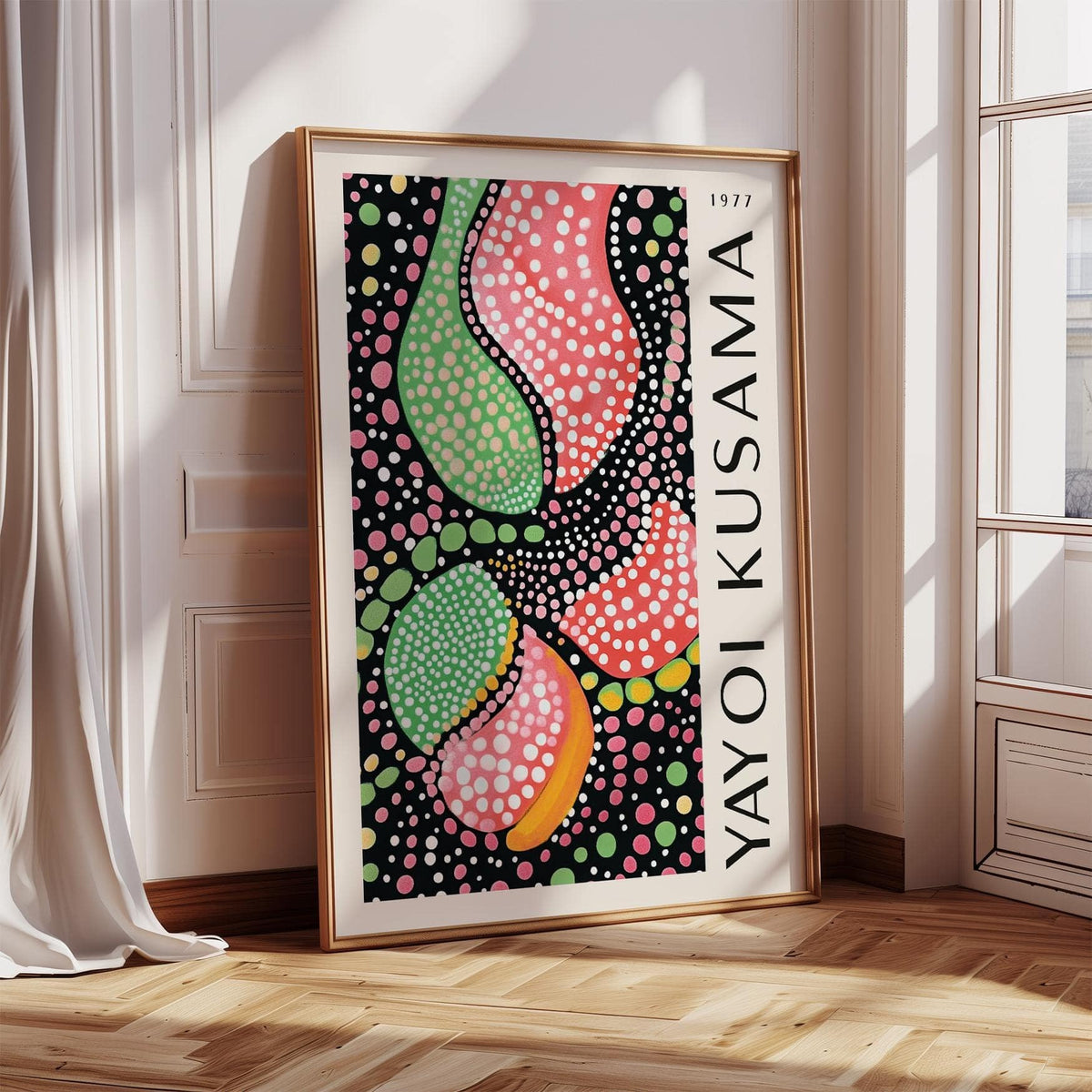 Abstract shapes wall art print perfect for posters for the living room