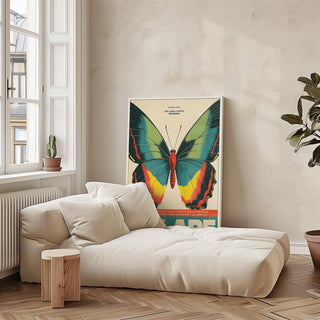 Large butterfly wall art with intricate detailing and layered tones