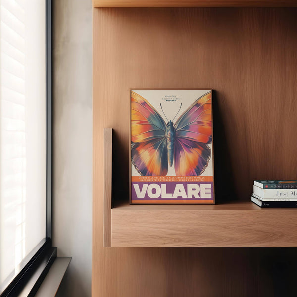 Unique large butterfly print for modern interior design