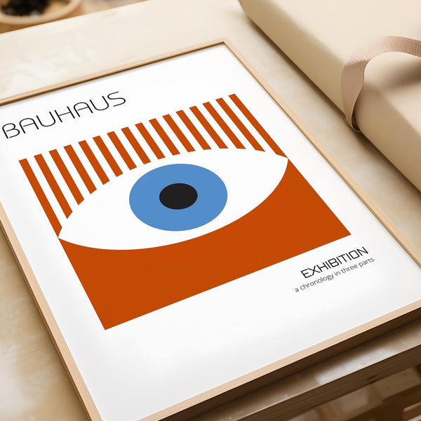 Minimalist Bauhaus posters perfect for contemporary interiors
