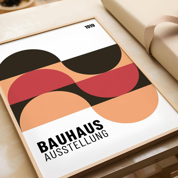 Matte finish home office wall art in modernist colour palette