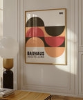 Geometric Bauhaus wall decor