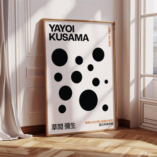 Contemporary Polka Dots Yayoi Kusama artwork ideal for modern decor