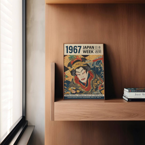 Elegant Japandi art with historical themes for minimalist spaces

