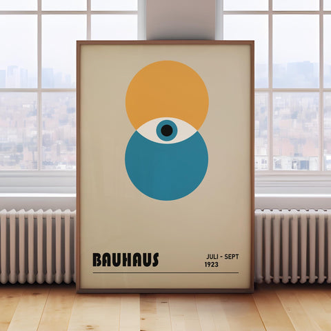 Bauhaus 1923 style abstract print