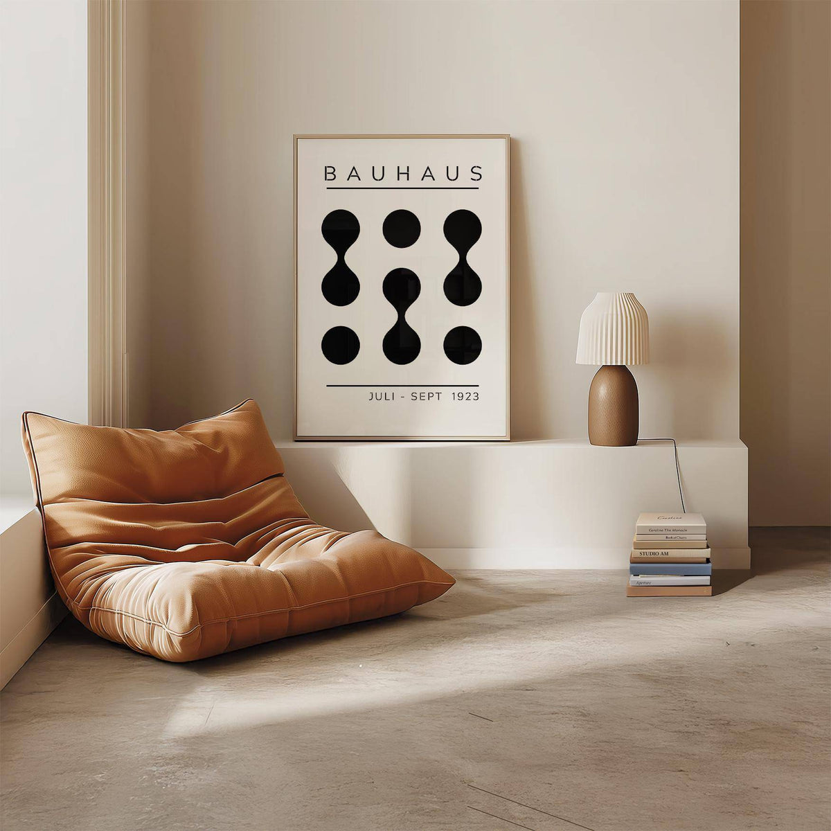 Decorative black white geometric art showcasing symmetry and balance