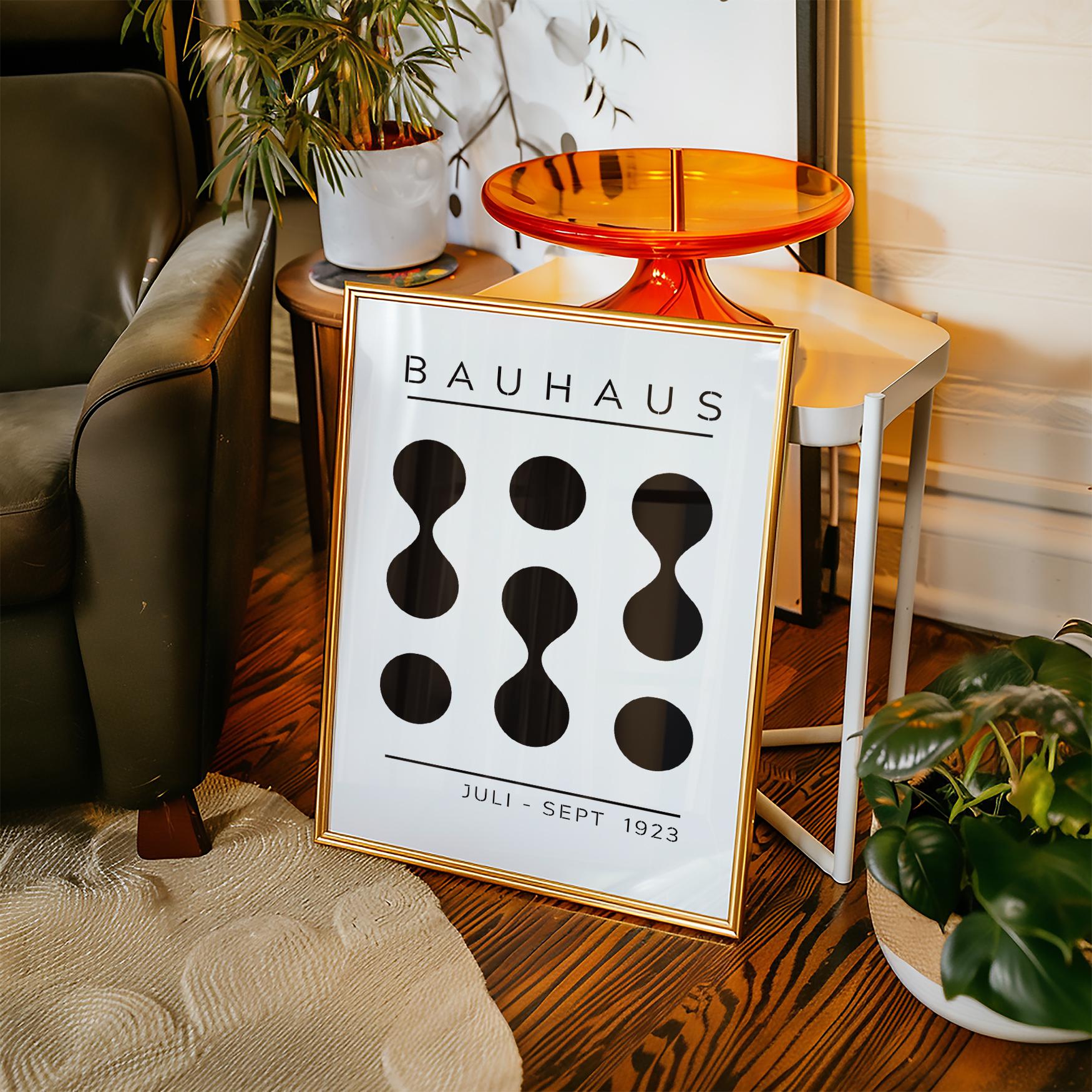 Bauhaus Geometric Abstract Poster