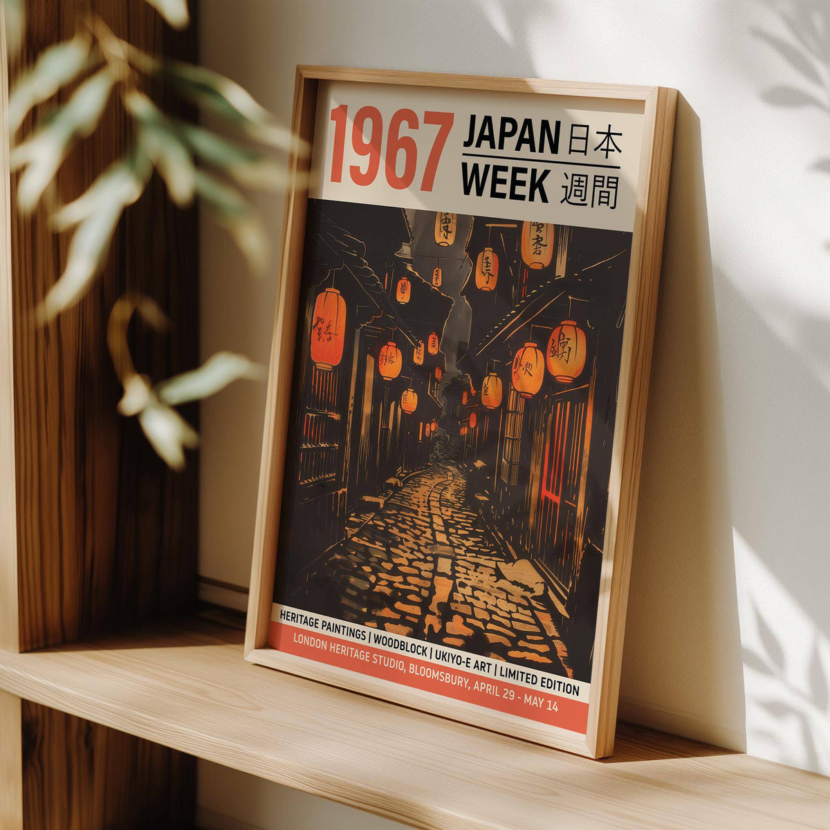 Statement oriental Asian wall art for sophisticated home decor