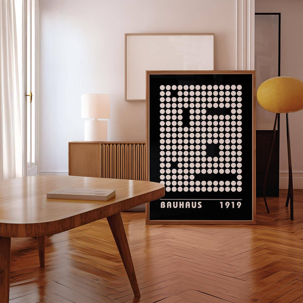 Modern digital wall art with abstract geometric designs