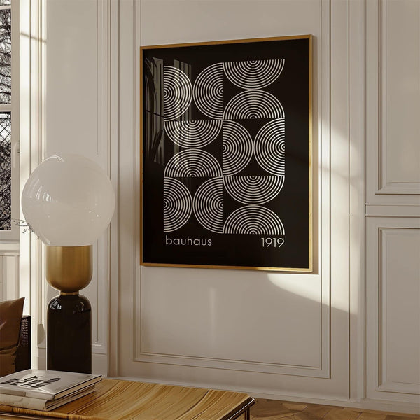 High-quality geometric wall art print on matte paper