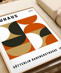 Warm and earthy minimalist art poster for offices