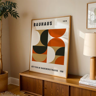 Office wall decor featuring clean lines and structured composition