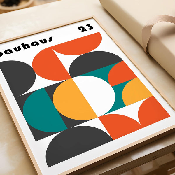 Artistic MCM wall art ideal for creative and office spaces