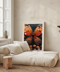 Nature-inspired contemporary butterfly poster for home decor