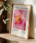 Premium quality pink flower art for office walls